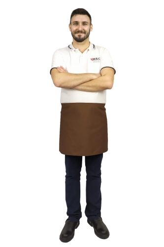 Brūna oficianta priekšautu garums 40cm