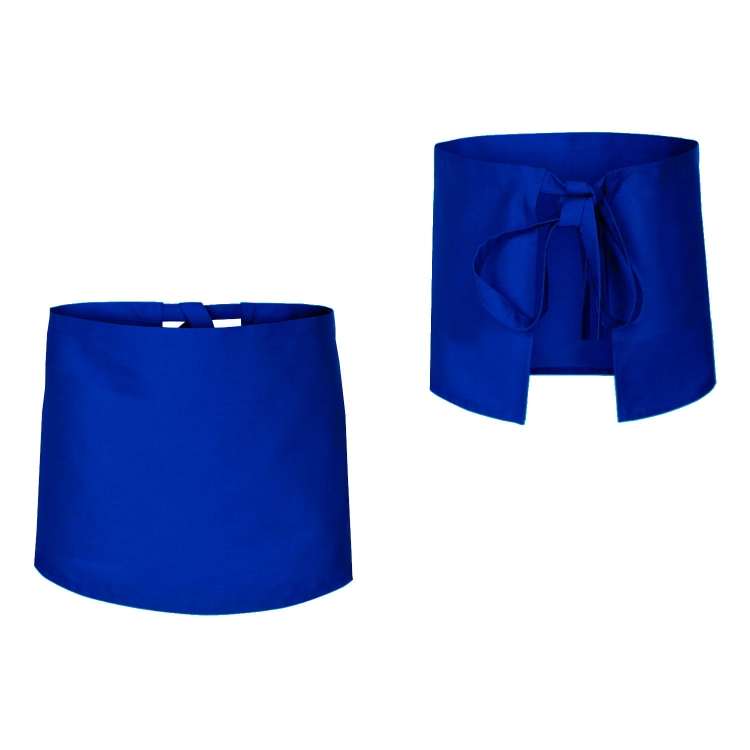 Kokteiļu pavāra priekšauts, zils, 40 cm garš