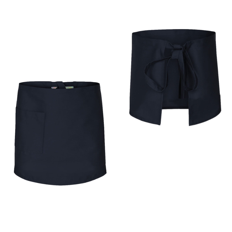 Zilā priekšautu garums 50 cm.