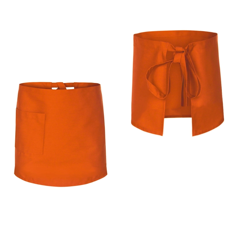 Oranža virtuves priekšautu garums 50cm