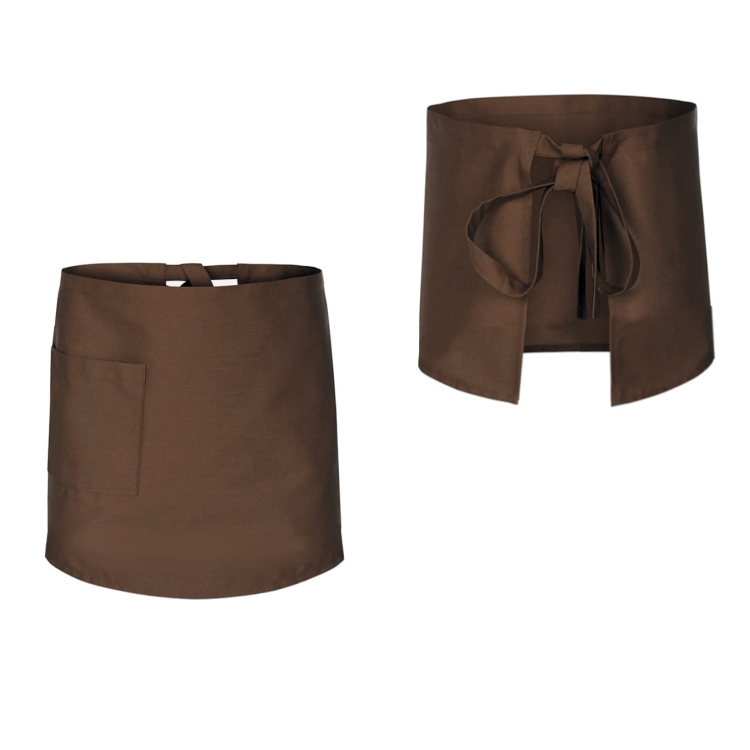 Brūna virtuves priekšautu garums 50cm