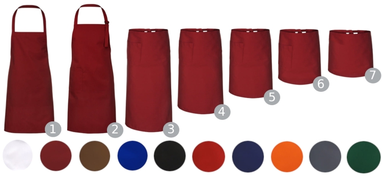 Pakalpojumu apģērbs pelēks 50 cm garš