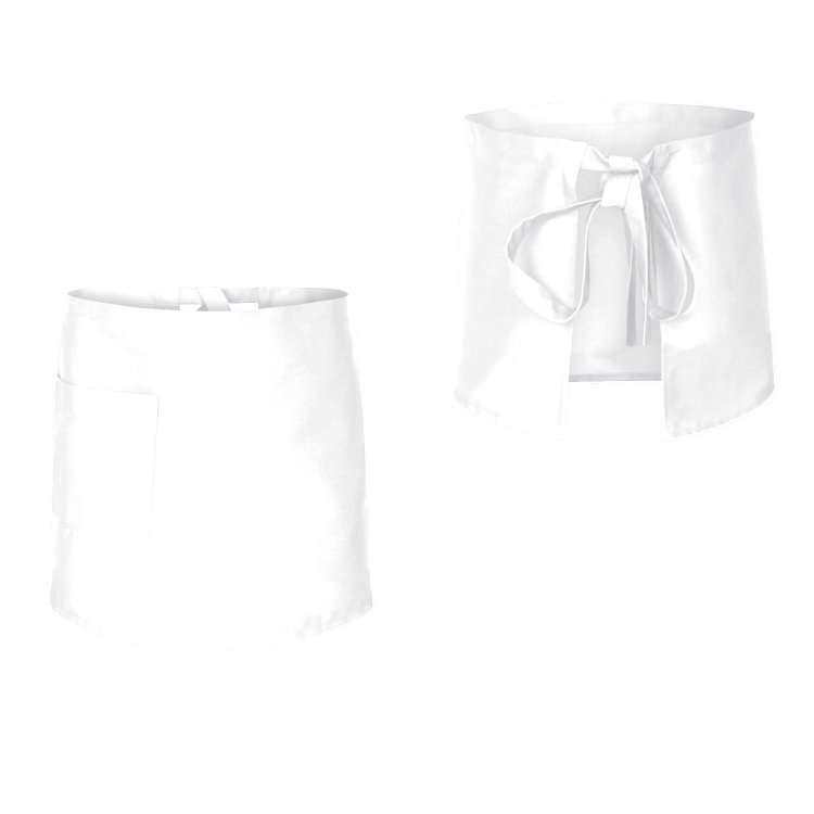 Baltā priekšautu garums 50 cm