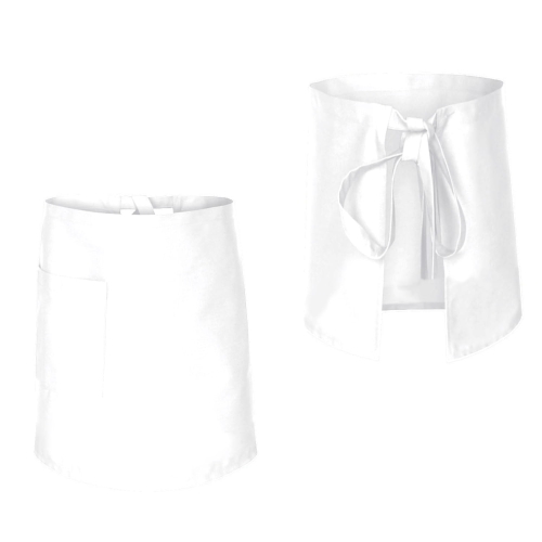 Baltā priekšautu garums 60cm