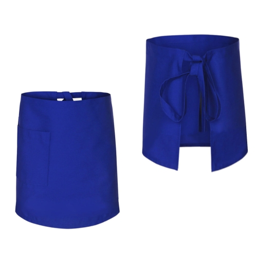 Zilā virtuves priekšautu garums 60 cm