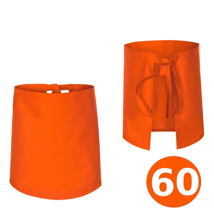 Garš bārmeņu priekšauts oranžs 60cm