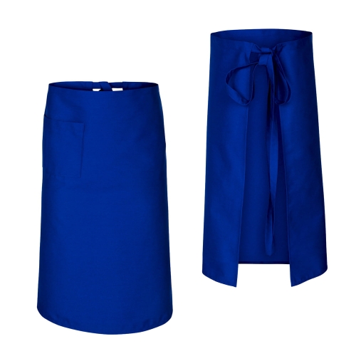 Zilā priekšautu garums 75 cm.