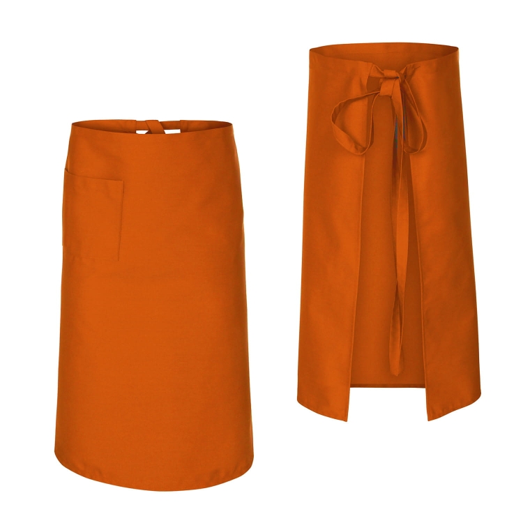 Oranžs pavāra priekšauts garums 75 cm