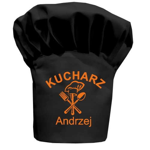Melnā pavāra cepure Kucharz