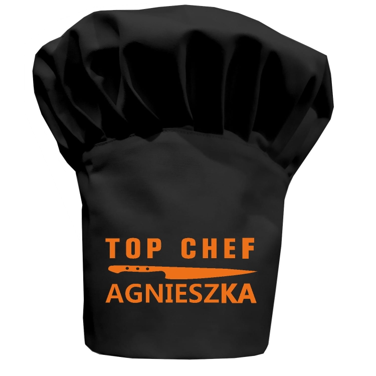 Šefpavāra cepure TOP CHEF ar Tavu vārdu