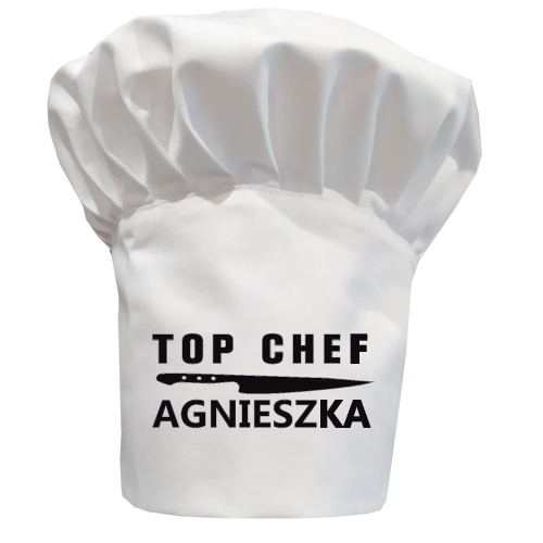 TOP CHEF šefpavāra cepure ar Tavu vārdu