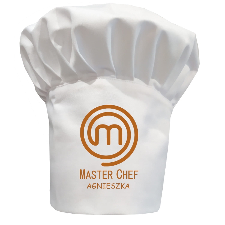 Tavs uzraksts uz šefpavāra cepures Master Chef