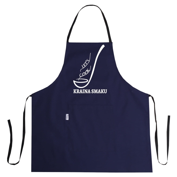Priekšauts Lets cook ar jūsu virtuves tekstu