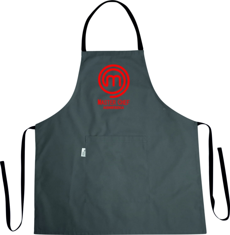 Kulinārijas priekšauts ar vārdu un uzvārdu MASTER CHEF