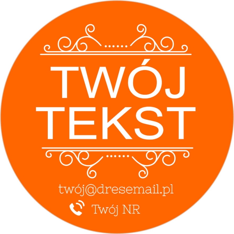 Izvēlētais reklāmas teksts uz profilētā virtuves priekšautā.