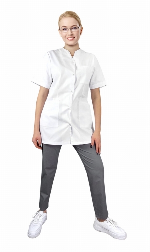 Medicīnas komplekts sievietēm PHARMACY COMFORT ar baltu apdari.