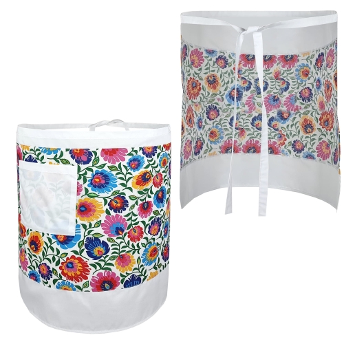 Folklora raksti W9 pavāra priekšauts viesmīlim.