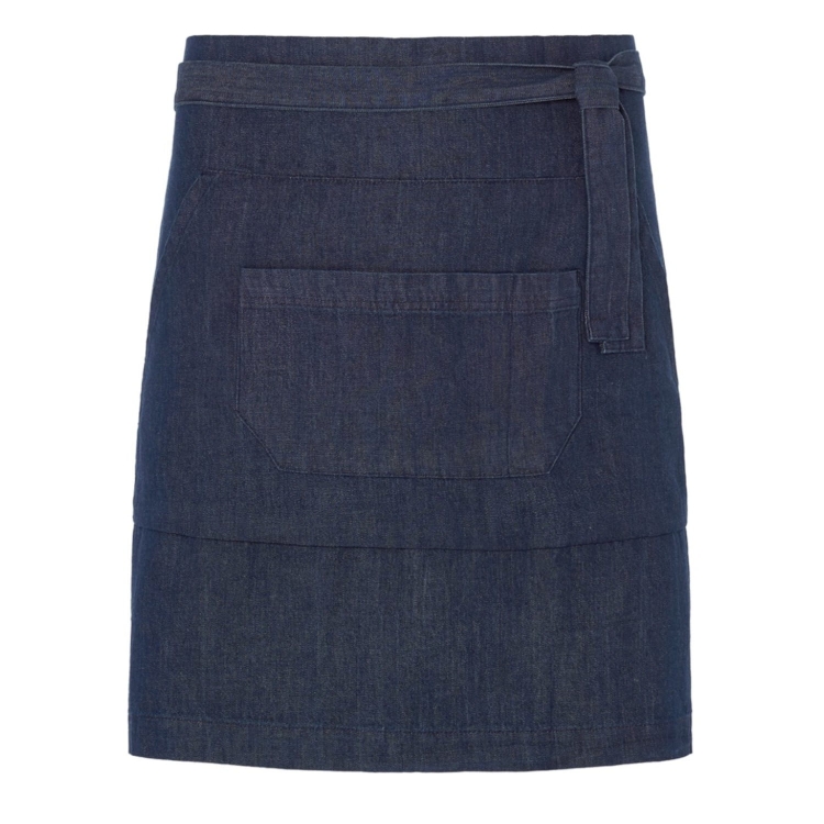 50cm džinsu krāsas bārmeņu priekšauts