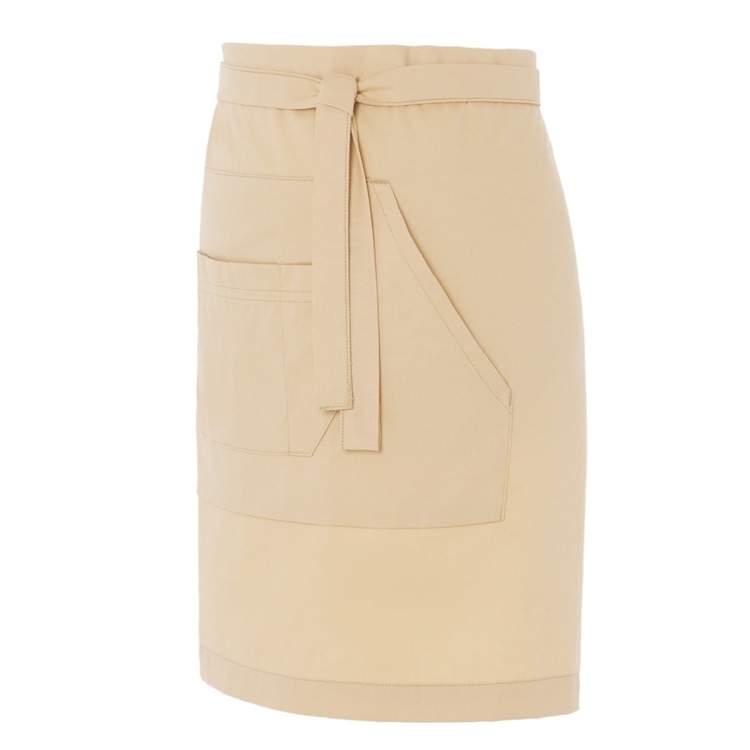 Barmena priekšauts 50cm estētiskā smilšu krāsā