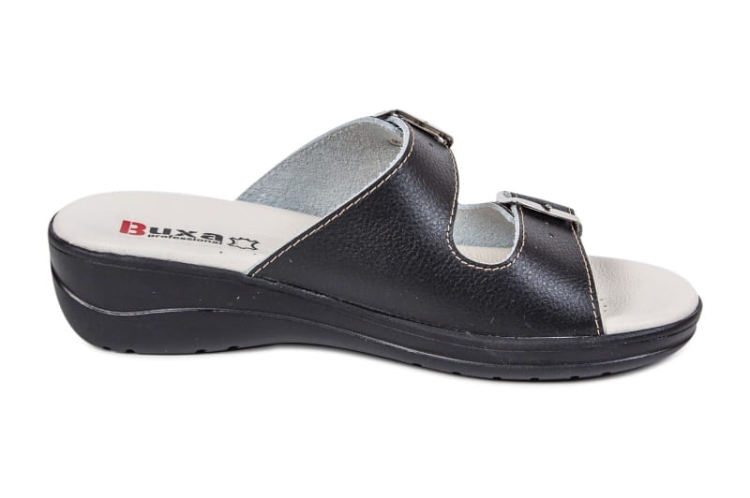 Skórzane buty premium czarne medyczne