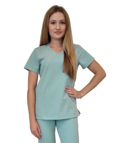 Damska bluza medyczna kolor miętowy