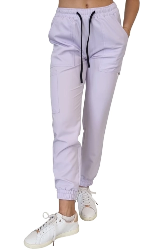 Casual Premium joggery medyczne w kolorze wrzosowym