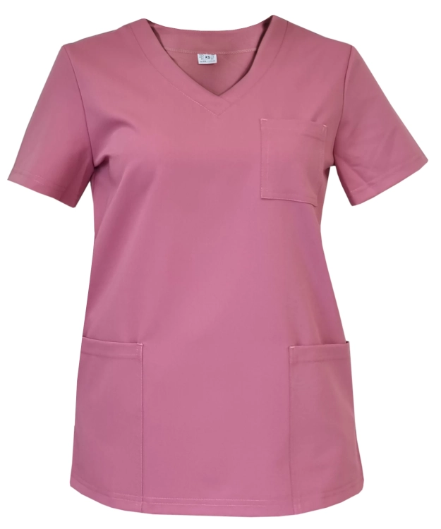 Brudny róż damski komplet medyczny