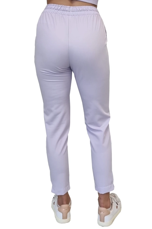 BASIC PREMIUM wrzosowe spodnie medyczne damskie