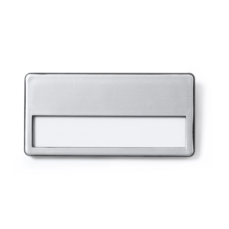 Przypinka z aluminiowym frontem identyfikatora
