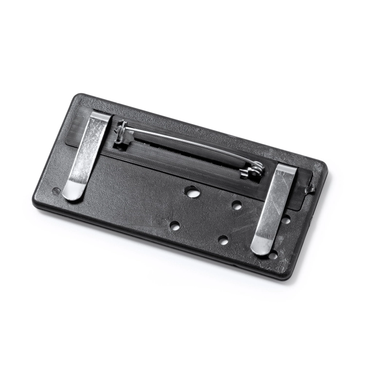 Aluminiowy front przypinki identyfikatora