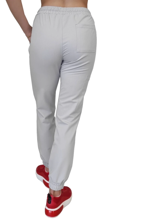 Szare joggery medyczne casual premium