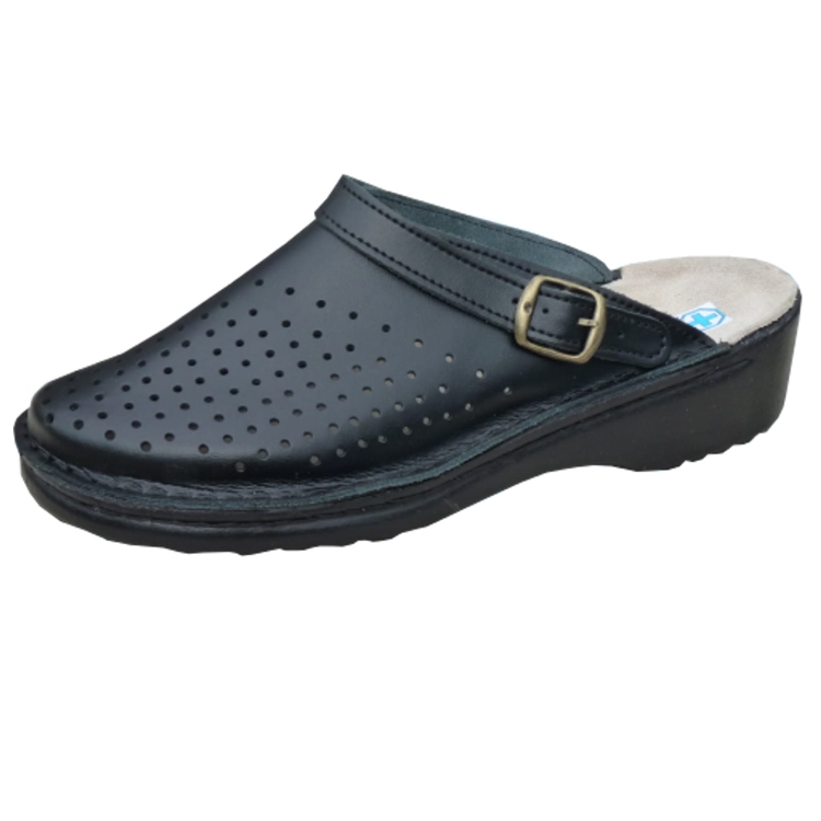 Buty medyczne damskie w kolorze czarnym