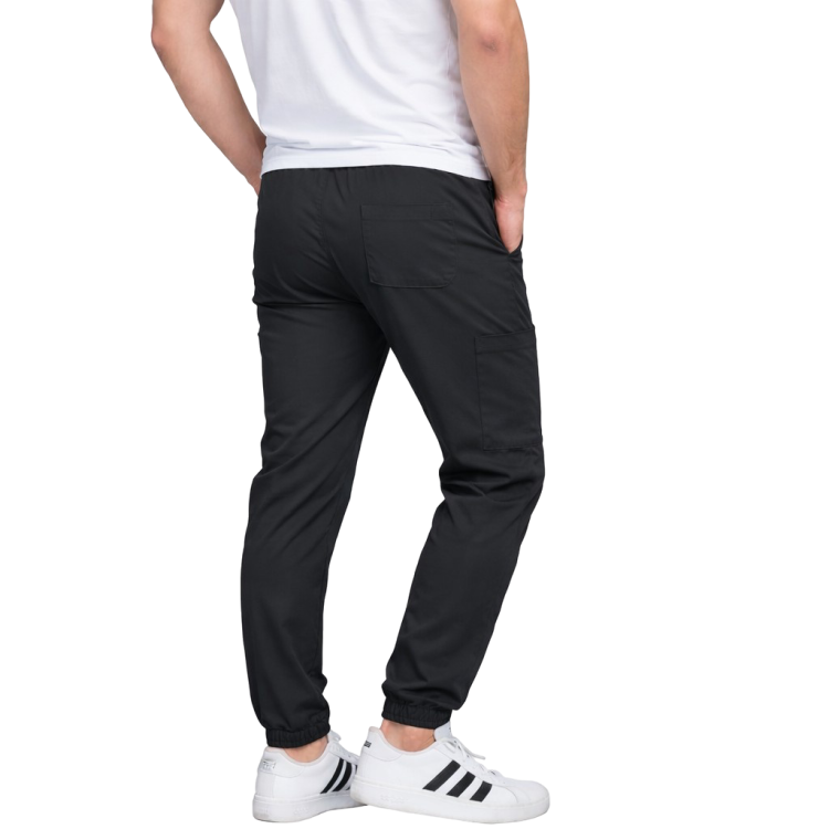 Cherokee Stretch męskie spodnie medyczne w kolorze czarnym