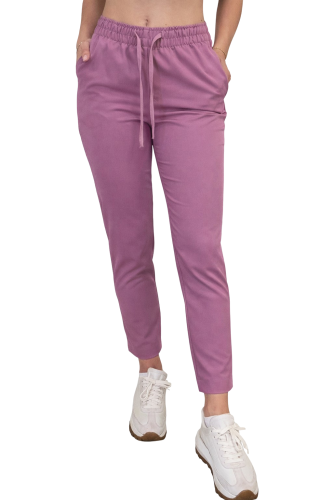 Damskie spodnie medyczne winogronowe BASIC PREMIUM.png