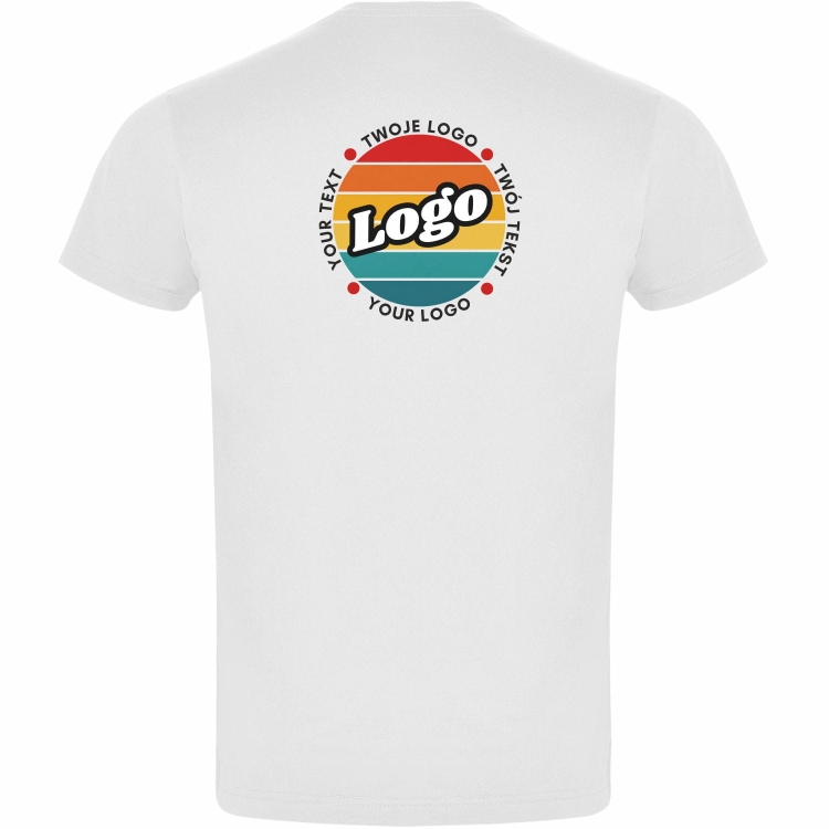 T-shirt koszulka biała personalizowana Twój własny nadruk logo kreator online tył.jpg