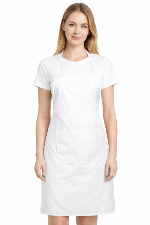 Fartuszek kuchenny gastronomiczny z kieszenienią biały.png