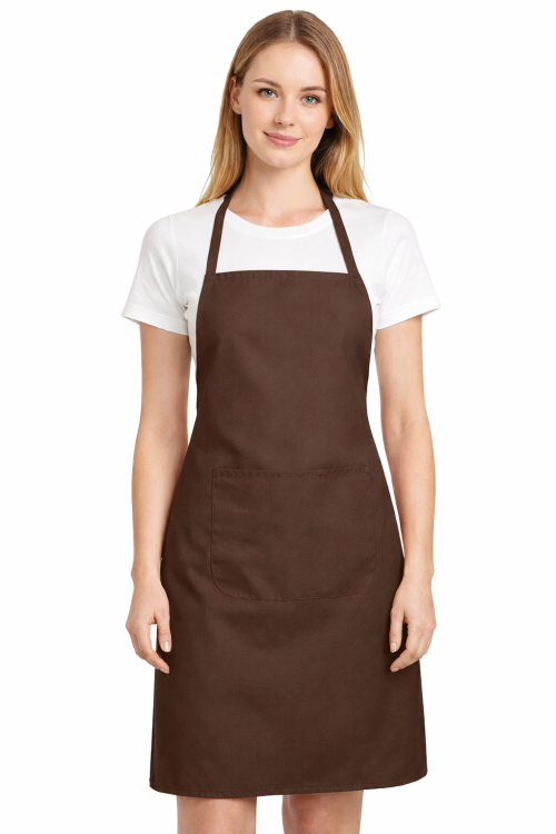 Fartuszek kuchenny gastronomiczny z kieszenienią brązowy.png