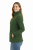 Bluza polarowa damska polar zapinany na zamek zielona butelka widok z boku.png