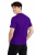 T-shirt męski z krótkim rękawem gramatura 190g purpurowy widok z tyłu.png