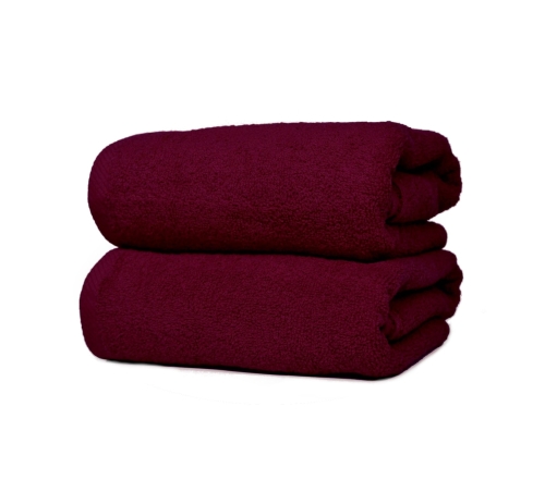 Ręcznik frotte 500 g/m² bordowy