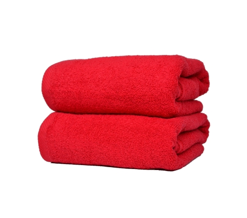 Ręcznik frotte 500 g/m² czerwony