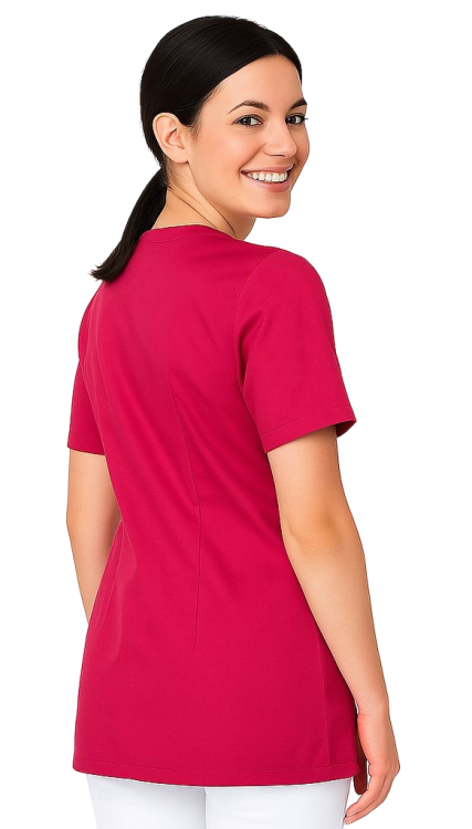 Kolor amarant żakiet medyczny dla kobiet