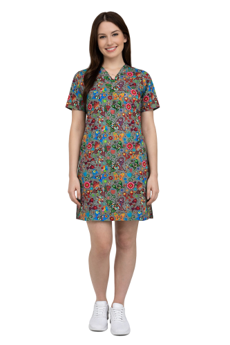 Sukienka tunika medyczna kosmetyczna wzór 1063