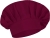Czapka kucharska szefa kuchni unisex bordowa mockup.jpg