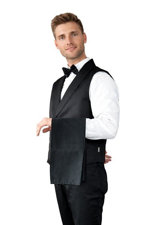 Czarna chusta kelnerska rozmiar 75x35.png