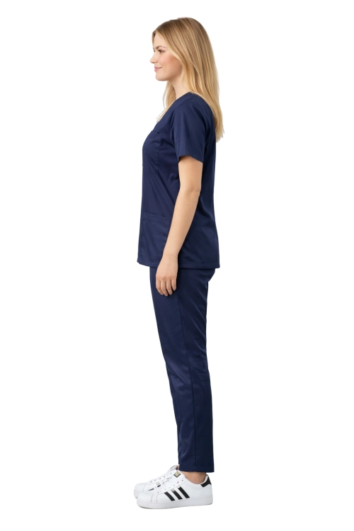 Granatowy komplet medyczny damski COMFORT FLEX
