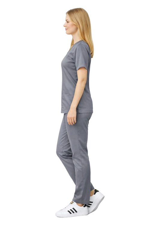 Szary damski komplet medyczny elastyczny COMFORT FLEX