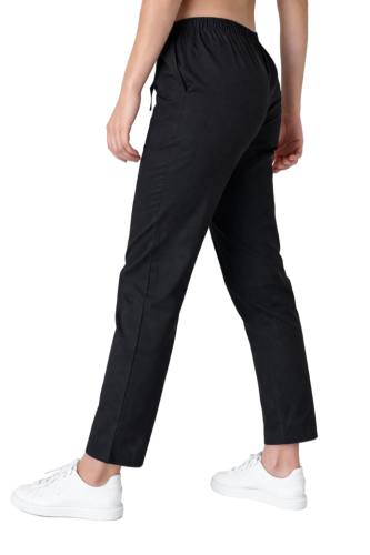 Spodnie medyczne cygaretki w kolorze czarnym