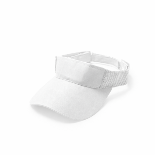 Daszek przeciwsłoneczny z daszkiem zapinany na rzep biały.png