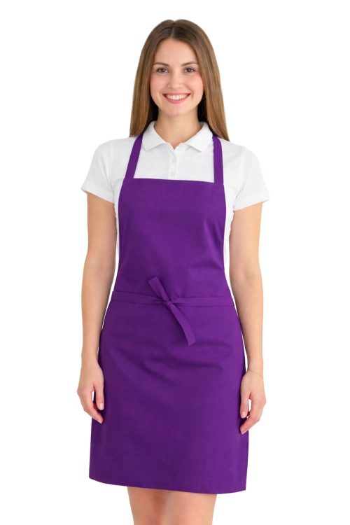 Fartuszek do kuchni dla gastronomii kolor fioletowy.png